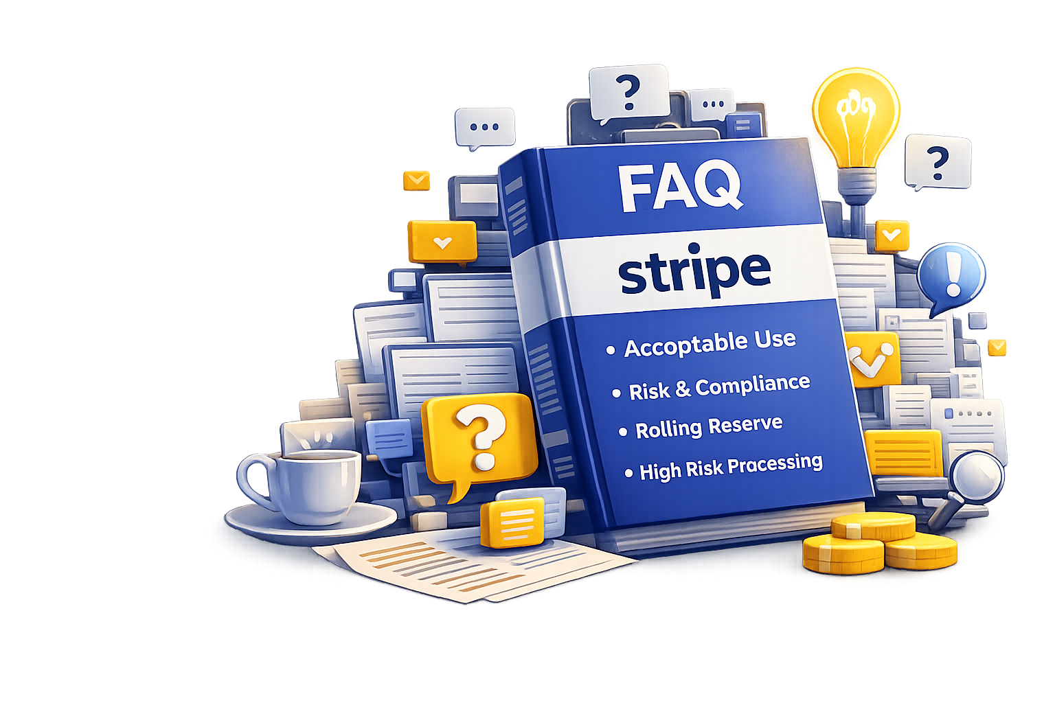 Stripe FAQs illustration