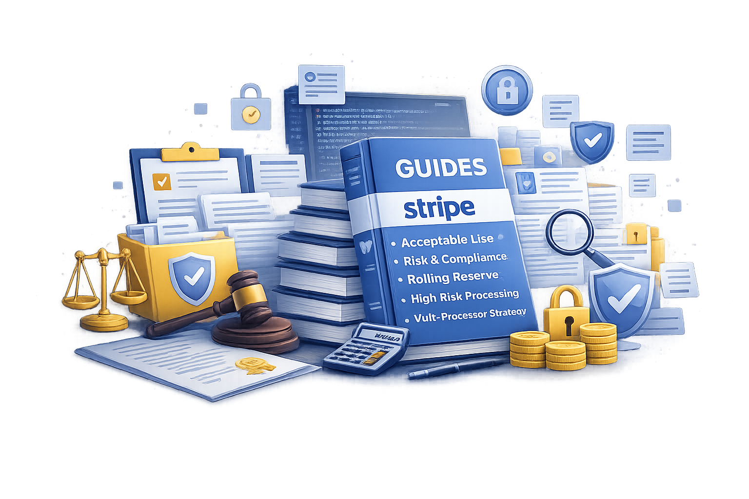 Stripe guides illustration